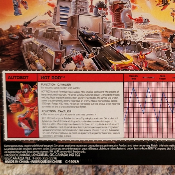 NEW IN BOX TRANSFORMERS AUTOBOT HOT ROD ACTION FIGURE REISSUE 2017 WALLMART NIB - Picture 6 of 10